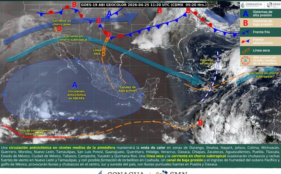 Prevén lluvias con tormentas fuertes en Oaxaca: Protección Civil