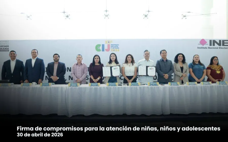 Congreso del Estado firma Agenda de Compromisos para la atención a niñas, niños y adolescentes