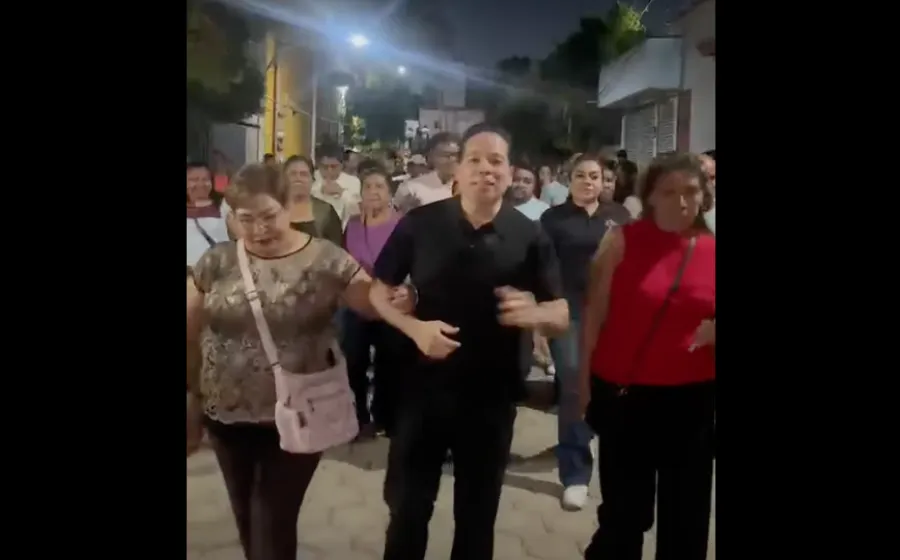 Sector Pinos, dentro del proyecto "Santa Lucía Segura e Iluminada" 