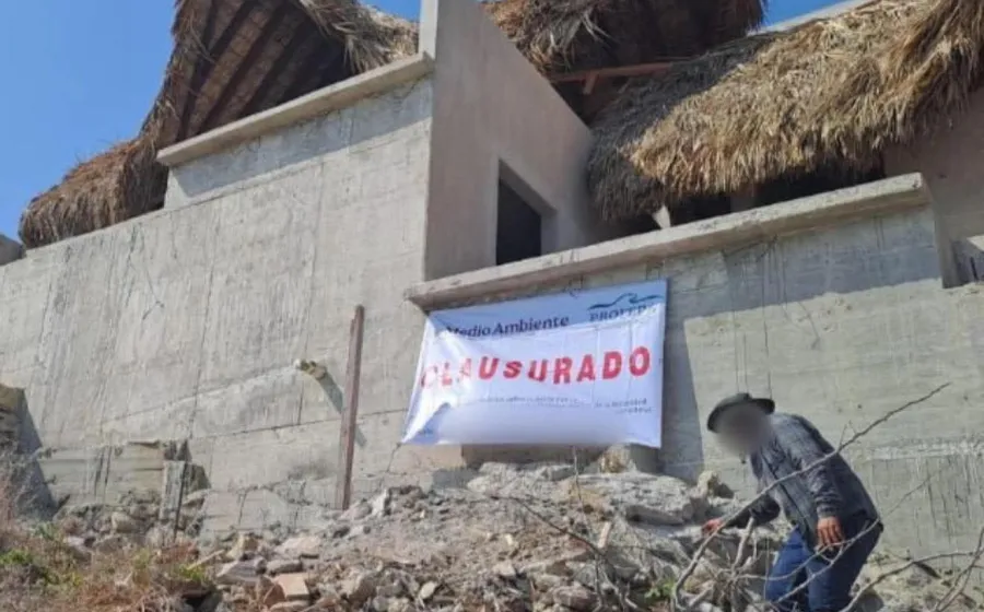 Profepa clausura desarrollos inmobiliarios ilegales en la Costa 