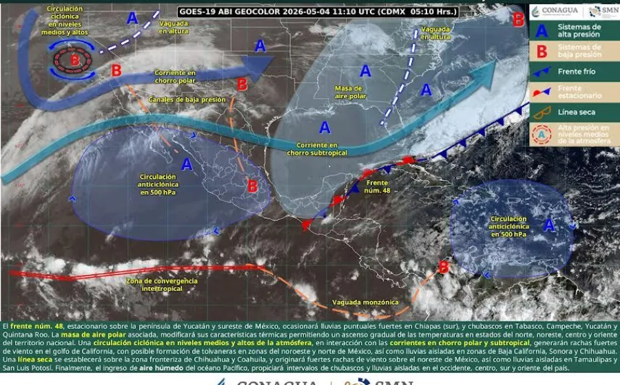 Este lunes incrementarán gradualmente las temperaturas tras paso de sistema frontal