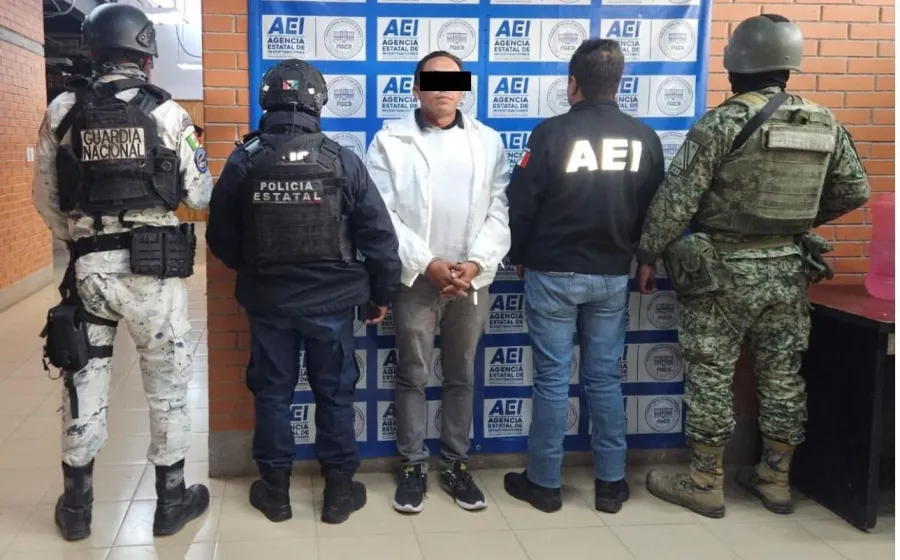 Lo detiene por el delito de despojo agravado cometido en la Mixteca