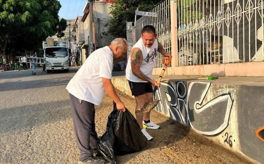 Llega el tequio vecinal a Montoya