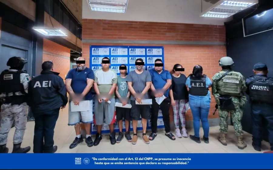Detienen a seis personas por tentativa de homicidio tras agresión con arma de fuego en tianguis de Huajuapan