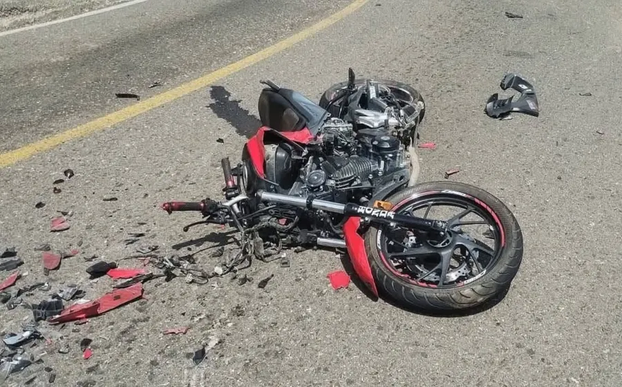 Domingo trágico, accidente de moto en la Sierra Norte