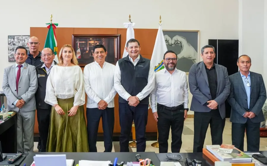 Oaxaca y Puebla fortalecen trabajo conjunto por la seguridad y tranquilidad de las familias