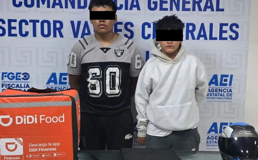 FGEO detiene a dos personas por robo con violencia