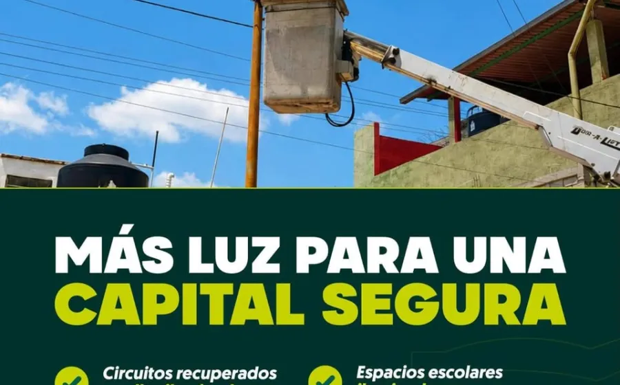 Más luz para una capital más segura