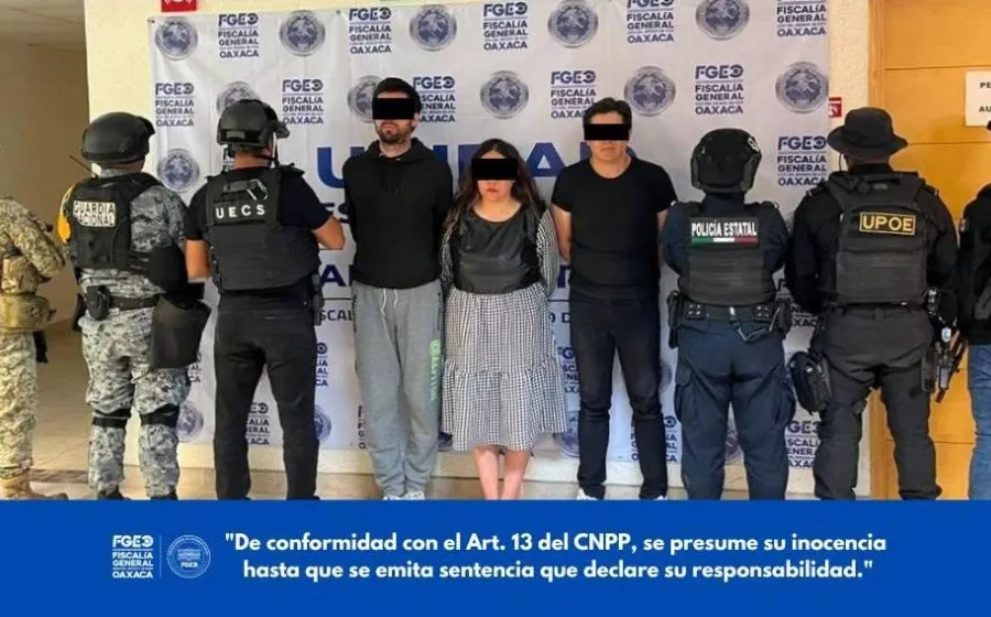 Desmantelan en capital de Oaxaca a Red Criminal que cobraba piso a Ayuntamiento en Estado de México