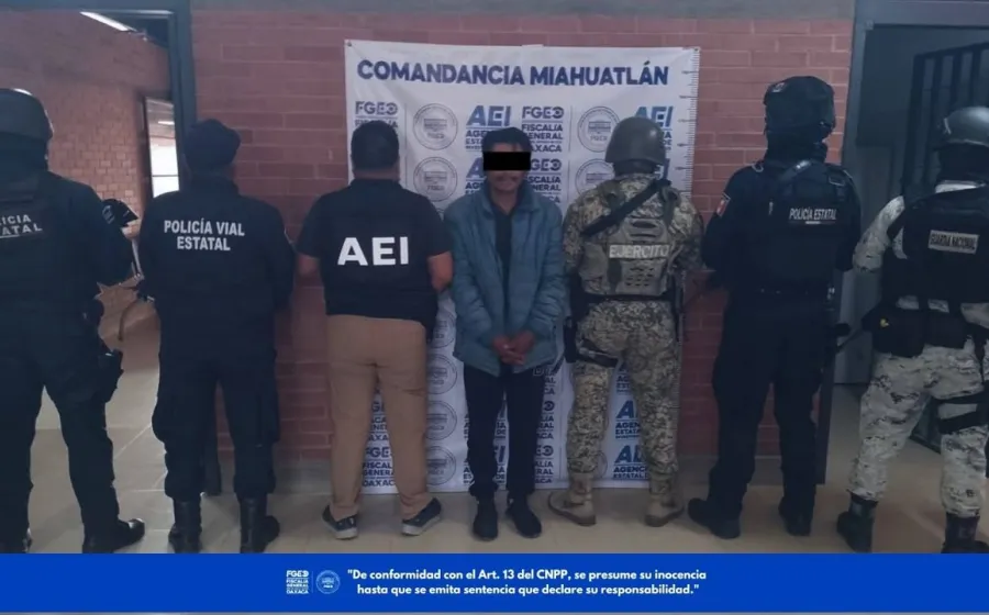 Víctima sobrevive a ataque, Fiscalía de Oaxaca aprehende a hombre por tentativa de feminicidio en la Sierra Sur
