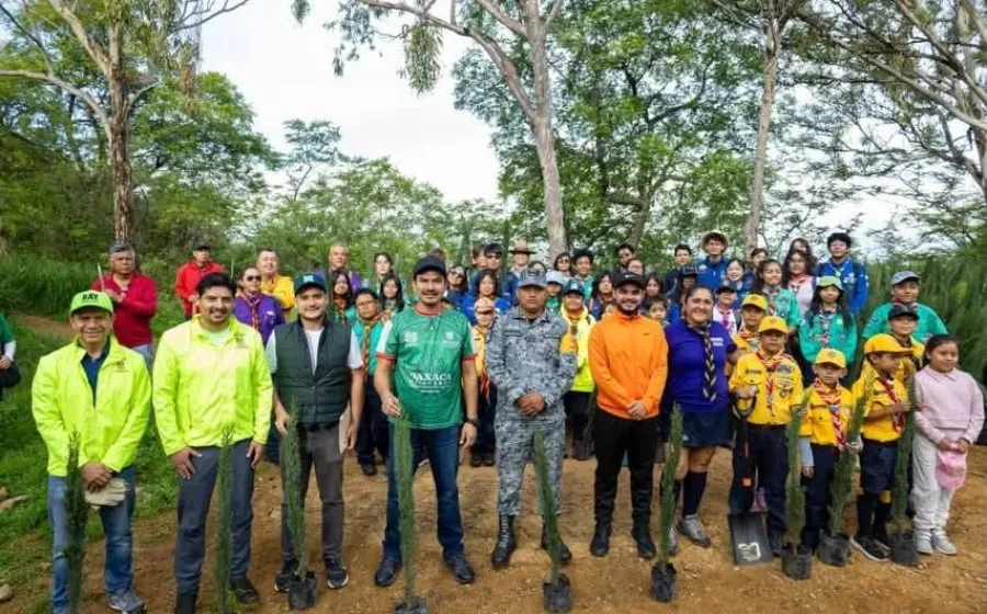 Encabeza Ray Chagoya intensa jornada de reforestación en el Cerro del Fortín