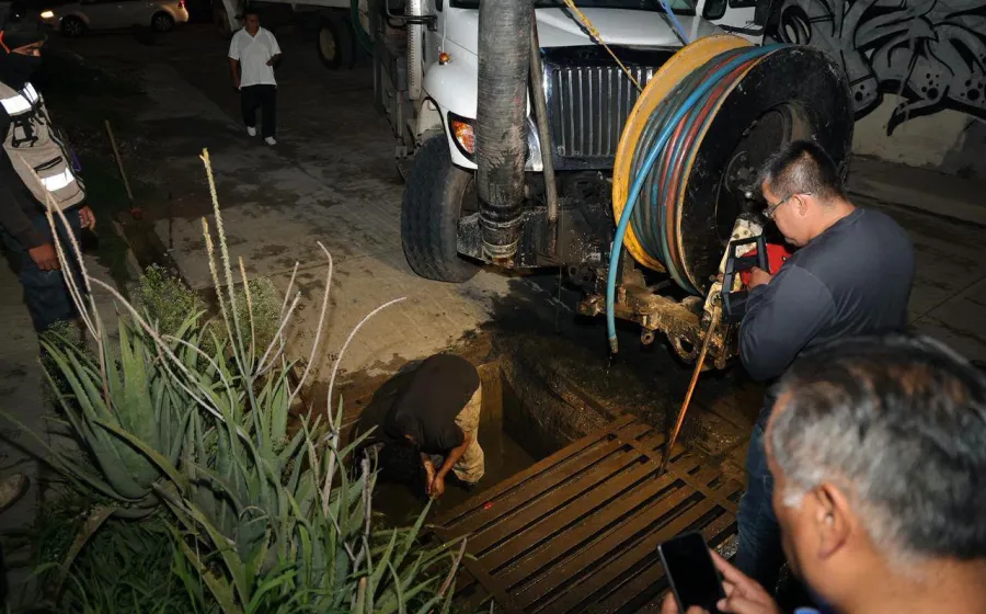Reconocen familias de la Reforma Agraria intervención del gobierno municipal para desazolvar zonas en riesgo por lluvias