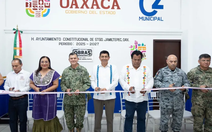 Con nuevo C2 en Santiago Jamiltepec, garantiza Salomón Jara mayor seguridad para el pueblo