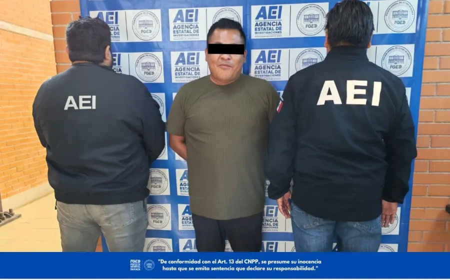 Fiscalía de Oaxaca detiene a probable responsable de tentativa de homicidio calificado con ventaja cometida en la Mixteca