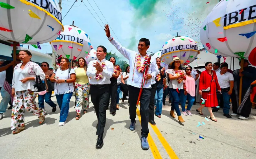 Inaugura Salomón Jara Avenida Lázaro Cárdenas en Santa Lucía del Camino que beneficia a más de 45 mil personas