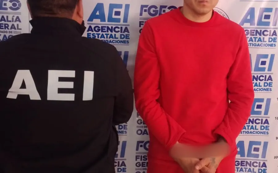 Cumple FGEO orden de aprehensión por colaboración con la Fiscalía de Zacatecas; detienen en Oaxaca a probable responsable de doble homicidio