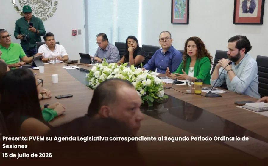 Presenta PVEM su Agenda Legislativa correspondiente al Segundo Periodo Ordinario de Sesiones