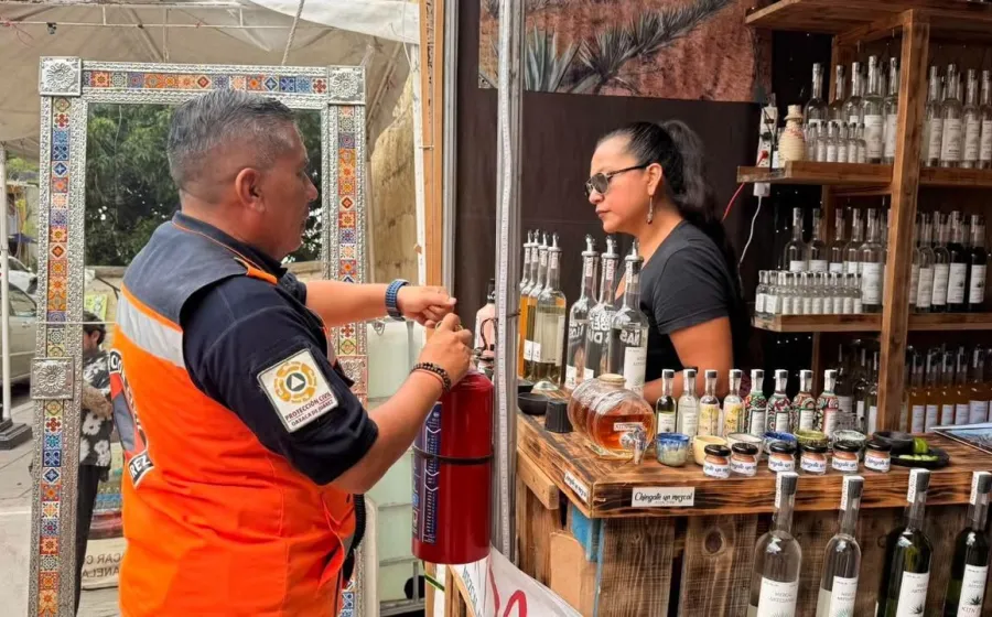 Protección Civil refuerza acciones preventivas durante las Expo Ferias de la Guelaguetza 