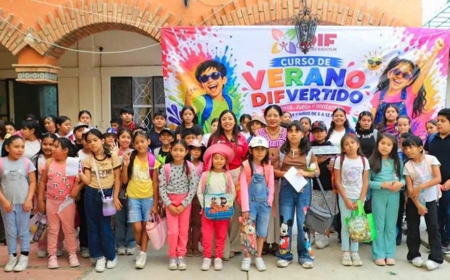 Arranca niñez xoxeña Curso de Verano Divertido