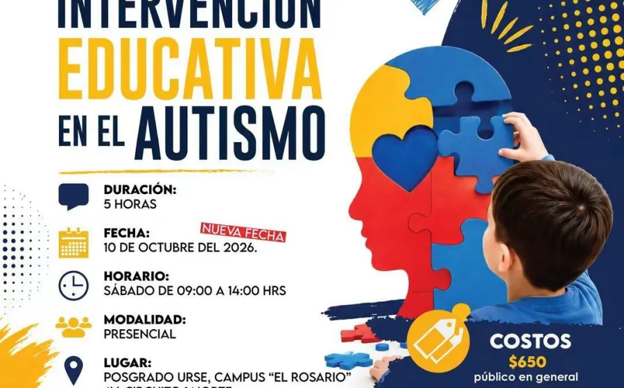 Anuncia URSE capacitación sobre intervención educativa en el autismo