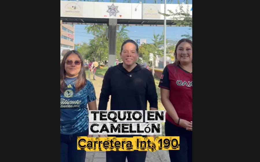 Encabeza Juan Carlos García Márquez jornada de tequio en Santa Lucía del Camino