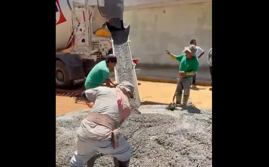 Continúan las obras en Santa Lucía del Camino