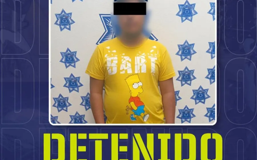 Detenido por su probable responsabilidad en el delito de abuso sexual