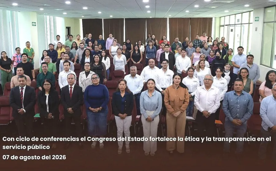 Con ciclo de conferencias el Congreso del Estado fortalece la ética y la transparencia en el servicio público
