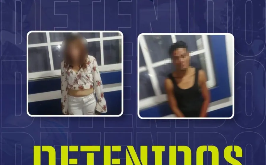 Policía Municipal detiene a dos personas por presunto robo en calle de Las Casas