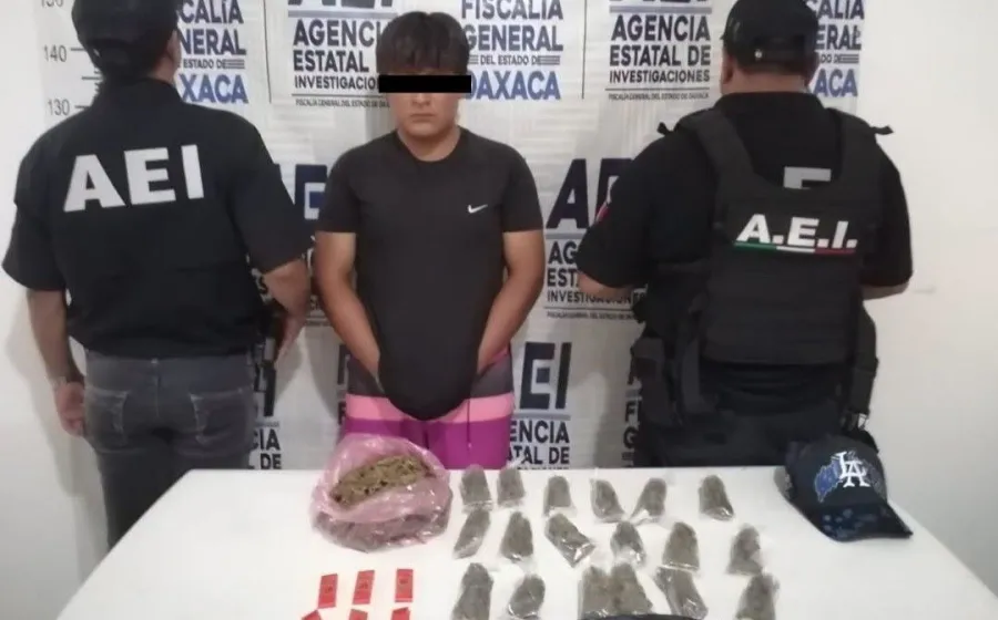 Cateo interinstitucional en Huatulco permite asegurar drogas y detener a una persona: FGEO