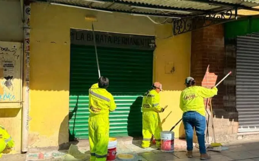 Tequio para cuidar uno de nuestros mercados más emblemáticos de la capital*