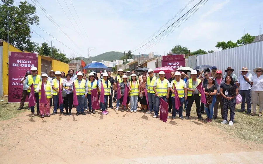 Arranca Xoxocotlán pavimentación en cuatro colonias de la periferia