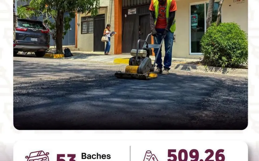 Gobierno Municipal refuerza limpieza, bacheo y mantenimiento urbano en Oaxaca de Juárez 