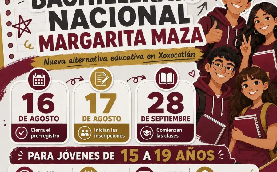 Bachillerato Nacional Margarita Maza,  una alternativa educativa para Xoxocotlán