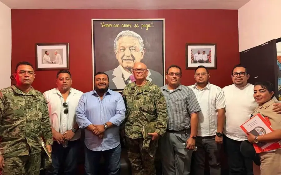 Gobierno de Juchitán fortalece coordinación con autoridades federales para atender la seguridad