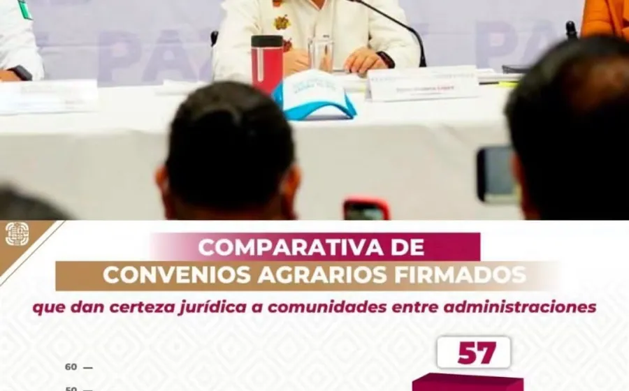 Jesús Romero impulsa acuerdo que resuelve conflicto agrario de más de 51 años entre Magdalena Teitipac y San Juan Guelavía