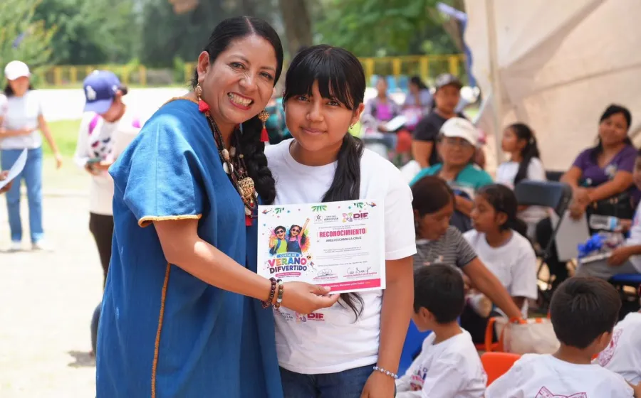 Entre sonrisas y aprendizajes, clausura Nancy Benítez curso de verano “DIFVERTIDO