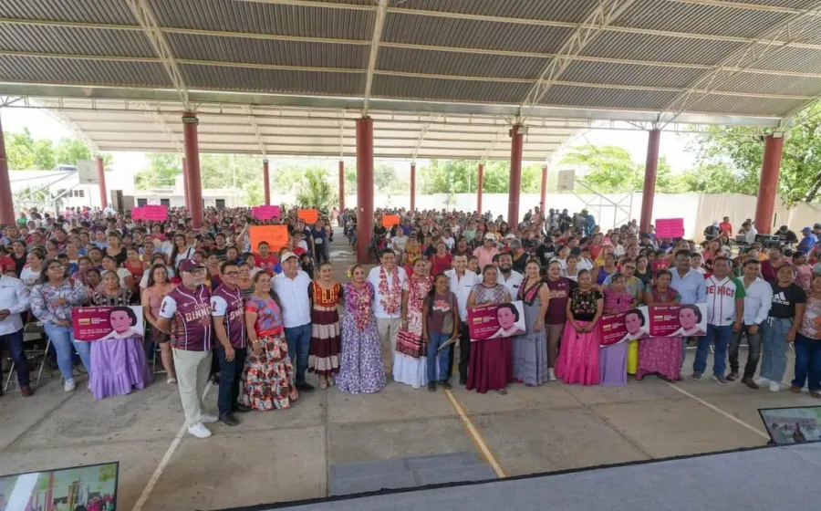 Destaca  Nino Morales apoyo a jefas de familia del Istmo  de Tehuantepec de parte del gobierno de Jara