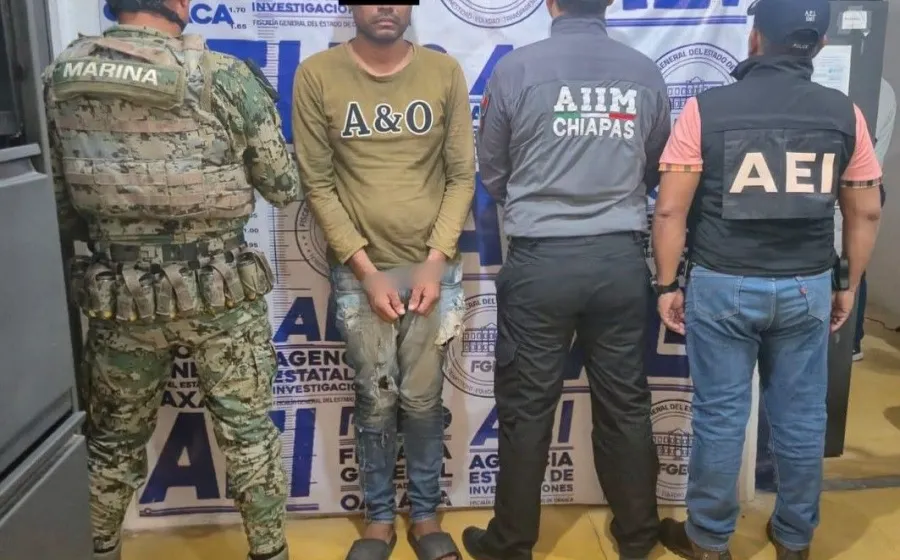 Fiscalía de Oaxaca detiene en Salina Cruz a hombre requerido por autoridades de Chiapas por su probable responsabilidad en el delito de robo con violencia