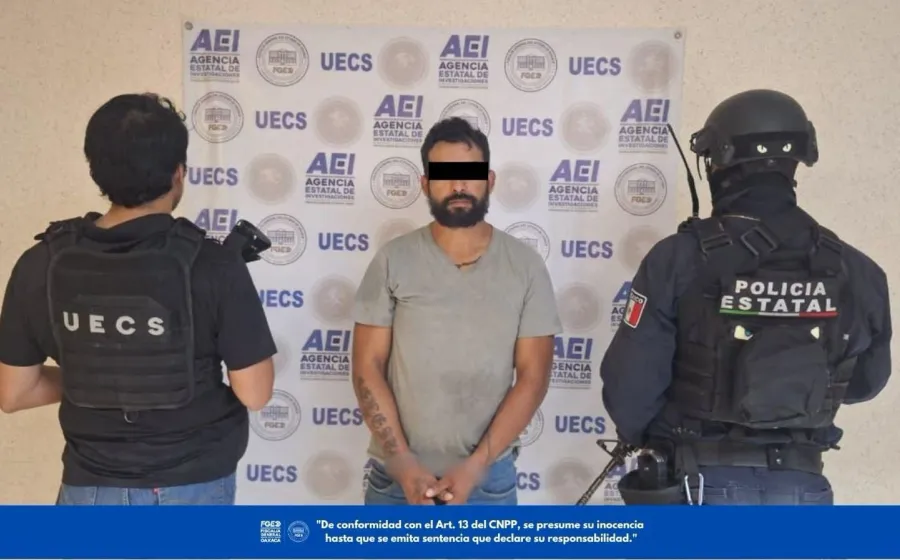 Fiscalía de Oaxaca ejecuta orden de aprehensión contra probable responsable de secuestro agravado