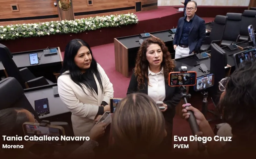 En el Poder Legislativo no hay censura ni favoritismos, se aplica el reglamento por igual a las 42 diputaciones: Eva Diego Cruz y Tania Caballero Navarro
