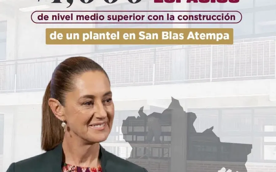 Celebra Nino Morales logros de Sheinbaum en infraestructura educativa
