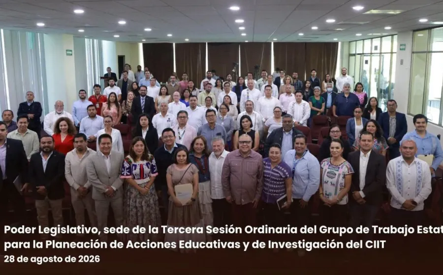 Poder Legislativo, sede de la Tercera Sesión Ordinaria del Grupo de Trabajo Estatal para la Planeación de Acciones Educativas y de Investigación del CIIT