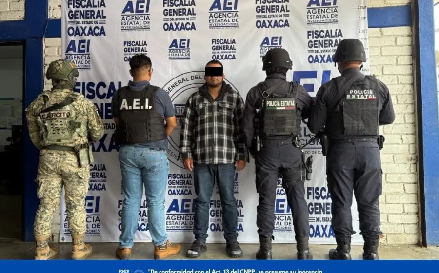 Fiscalía de Oaxaca ejecuta orden de aprehensión contra probable responsable de violencia familiar cometida en Ocotlán de Morelos
