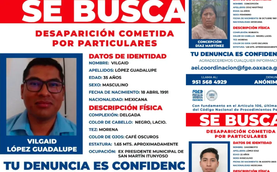 Emiten fichas rojas de Interpol y amplía búsqueda contra implicados en la desaparición de Roxana López Martínez