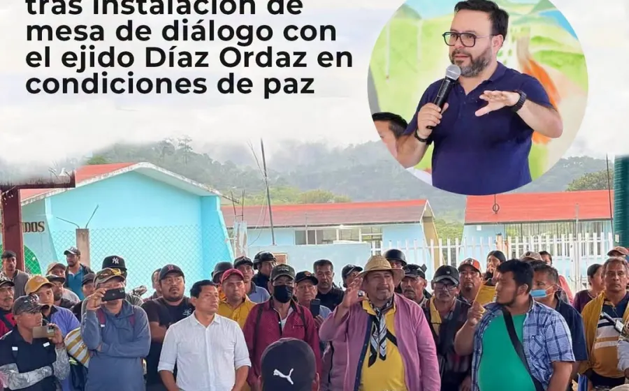 “Chimalapas no está solo”, afirma Jesús Romero tras instalación de mesa de diálogo con ejido Díaz Ordaz en condiciones de paz