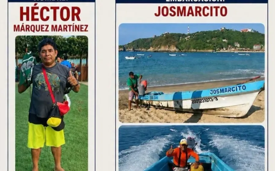 Desaparece pescador en Puerto Ángel