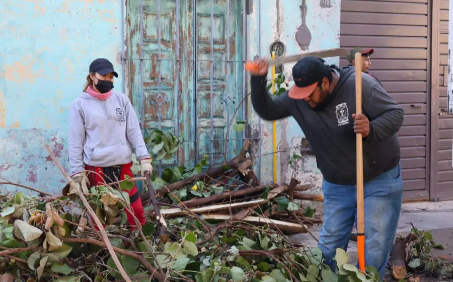 Tequio Vecinal fortalece la limpieza y el mantenimiento de espacios públicos en Trinidad de las Huertas