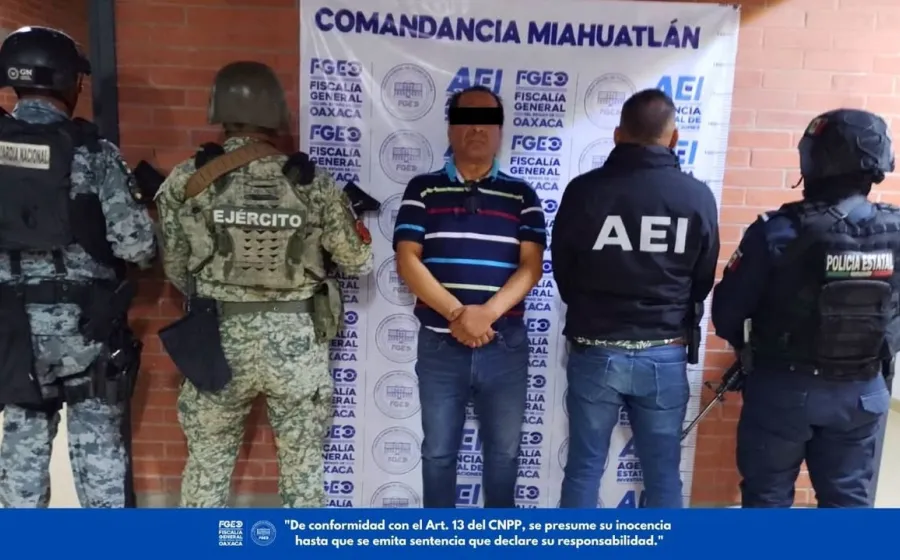 Fiscalía de Oaxaca ejecuta orden de aprehensión por violación y violencia familiar, en colaboración con autoridades del Estado de México  