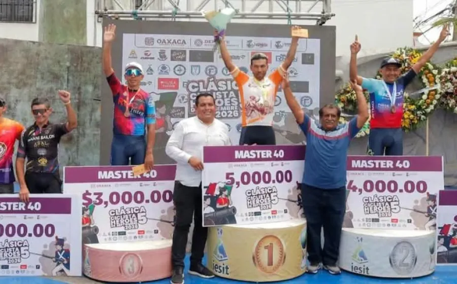 Juchitán dio continuidad a la clásica ciclista "Héroes 5 de Septiembre"